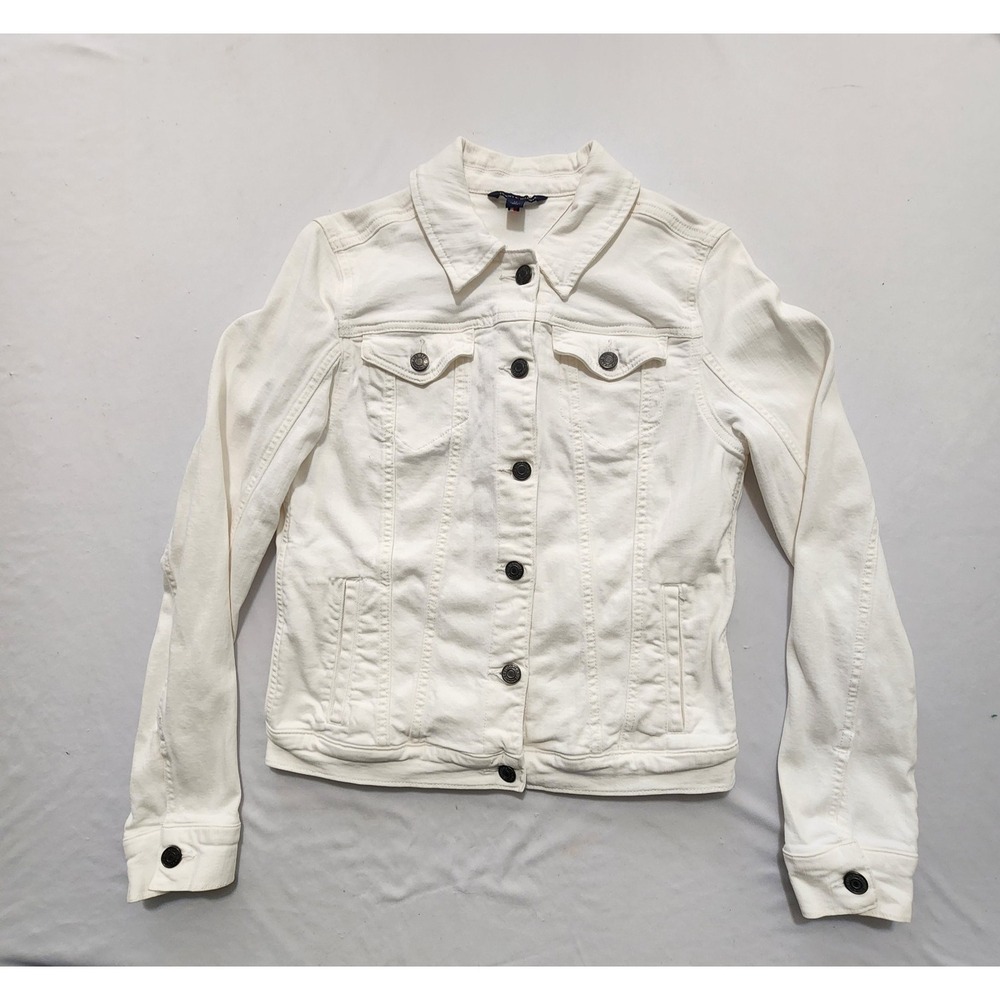 Tommy Hilfiger‎ Girl Denim Jacket White Size M